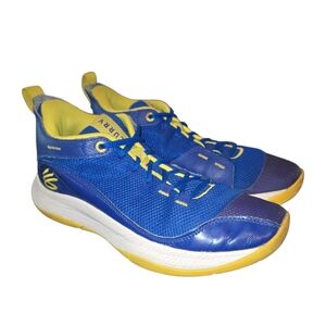 Under Armour Curry 3Z5 NM "Blue Yellow" 3024764-404 Unisex Sneakers Size M7.5/W9